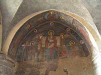 France, Haute-Loire, Le-Puy-en-Velay, Cathedrale Notre-Dame, Porche, Fresque (3)